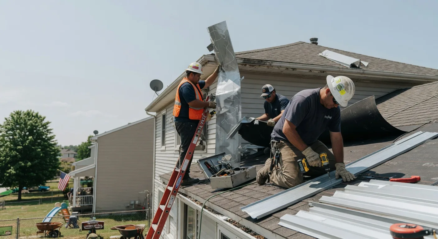 Storm Damage Metal Roof Repair in Malden On Hudson, NY